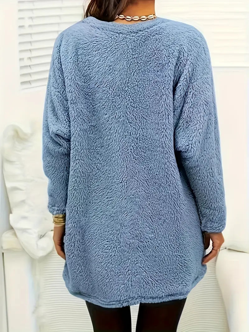 Patrice™ - Sweatshirt Polaire Cœur Coloré avec Poches