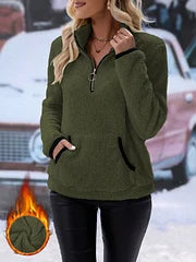Bénédicte™ - Pull Sherpa Doux et Confortable