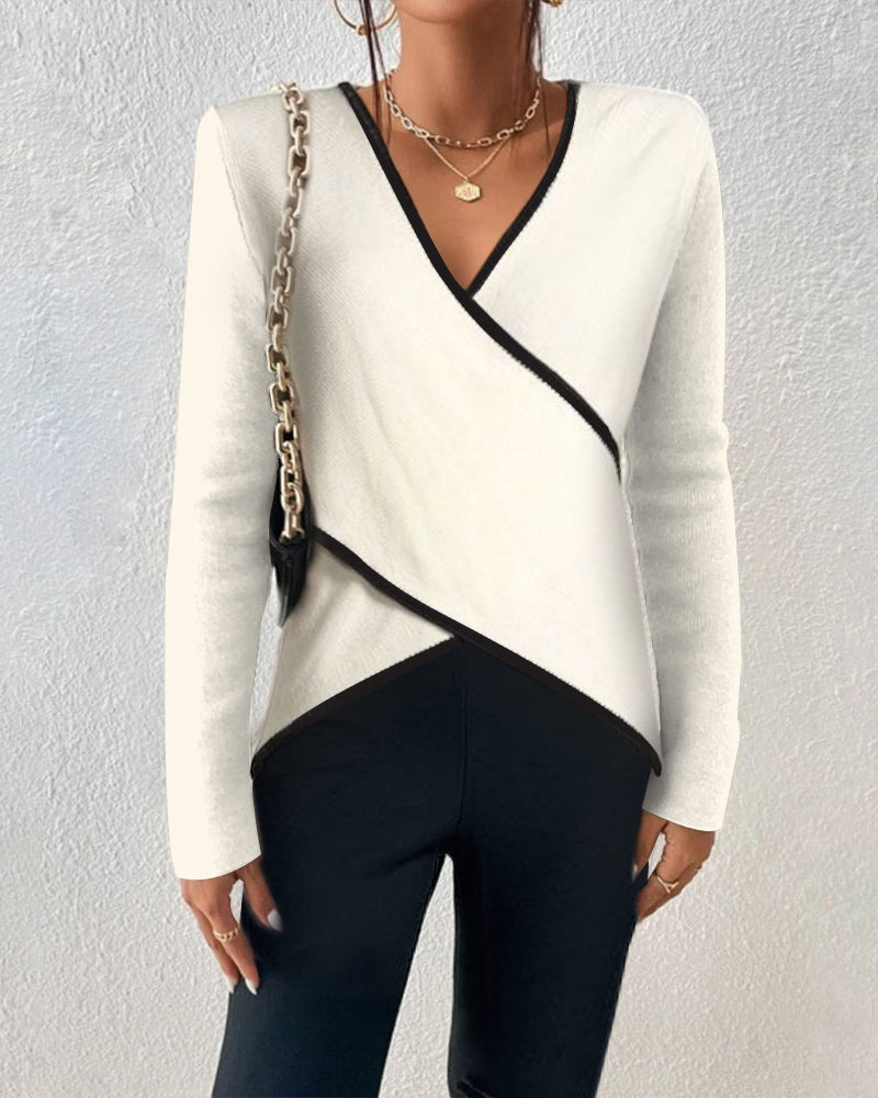 Sophie™ - Pull élégant à col en V