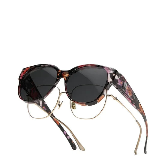 Dovrya™ - Lunettes soleil femme cat eye polarisées UV400 style chic