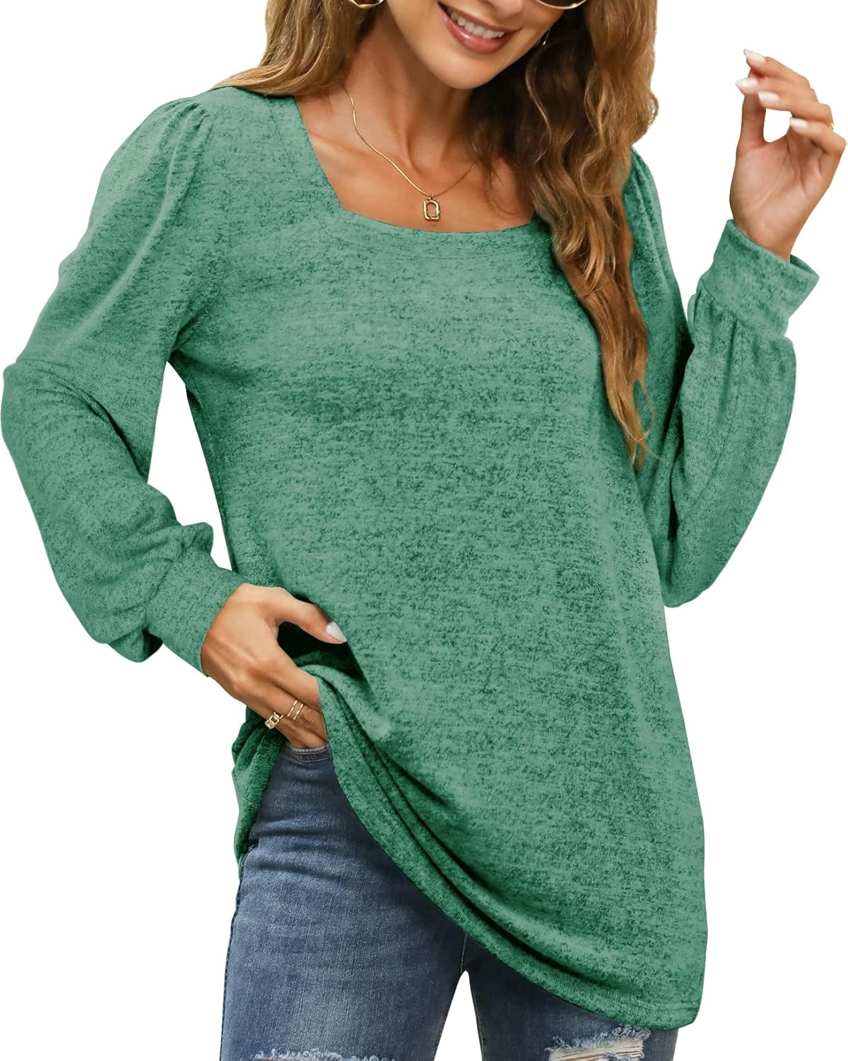 Maëlys™ - Haut Décontracté Longues Manches pour Femme