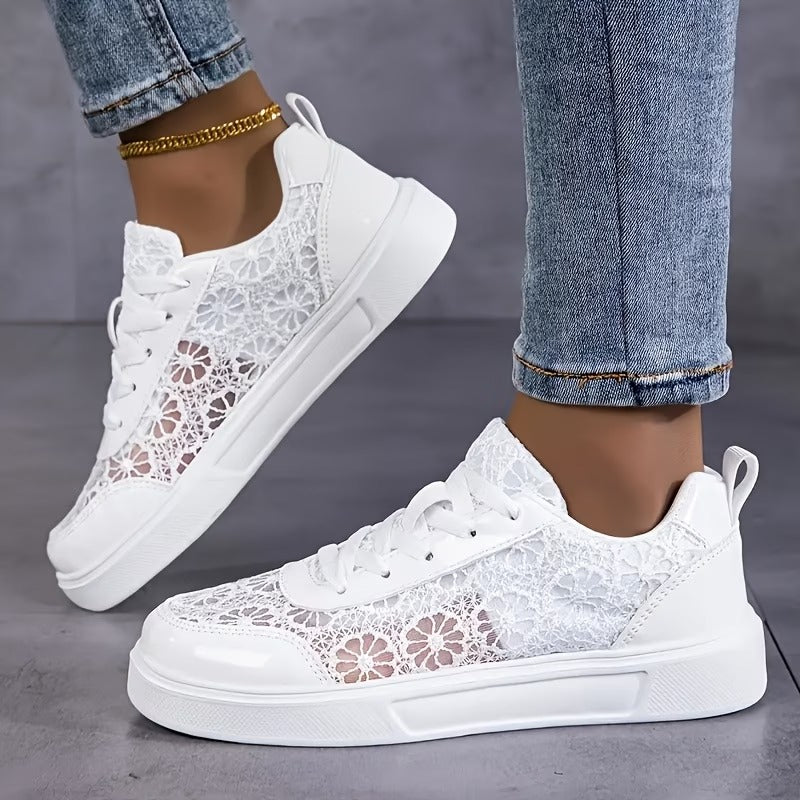 Jorexa™ - Baskets Femme Dentelle Respirante Style Casual Élégant