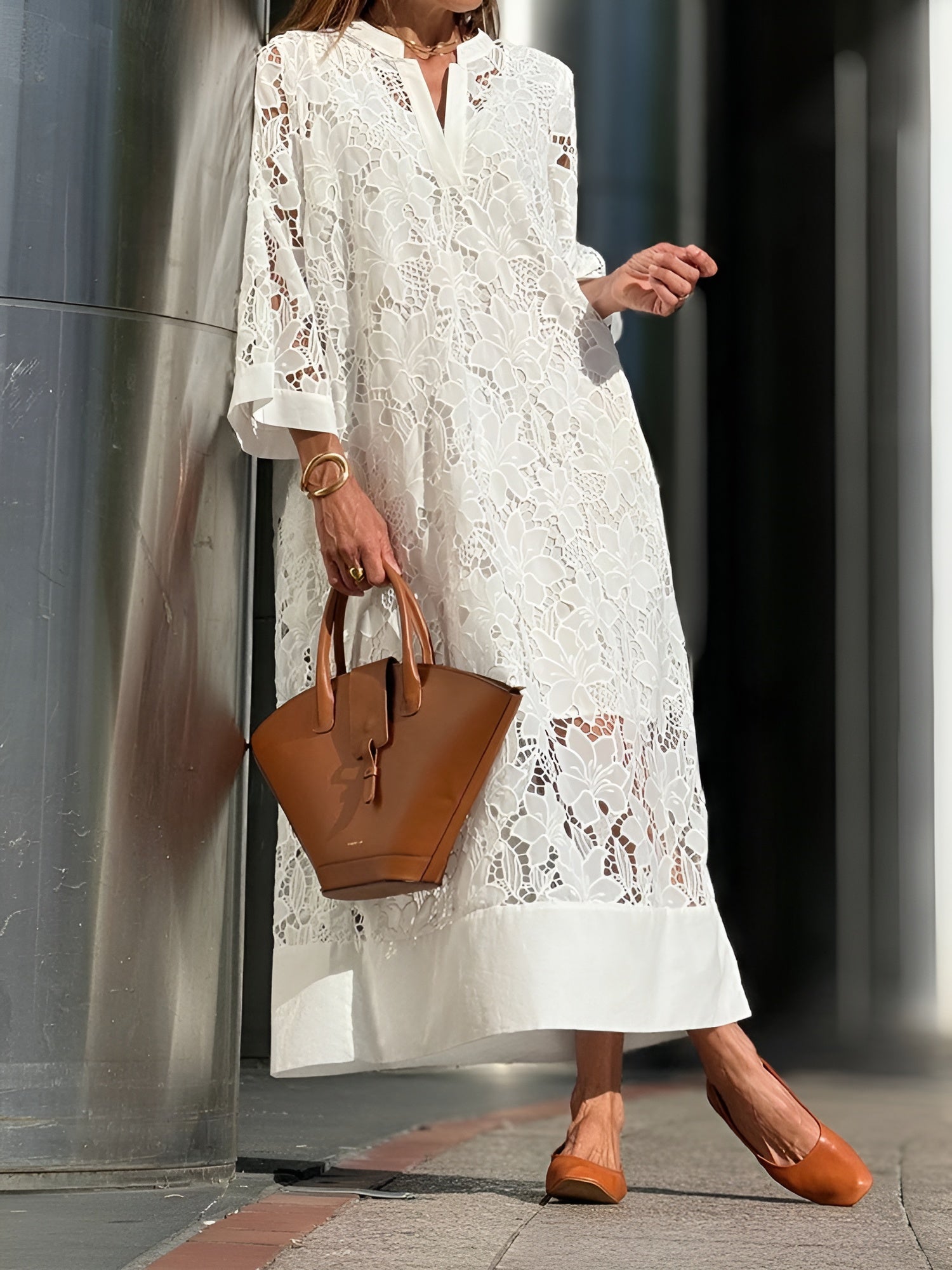 Liv™ - Robe en dentelle brodée pour femmes