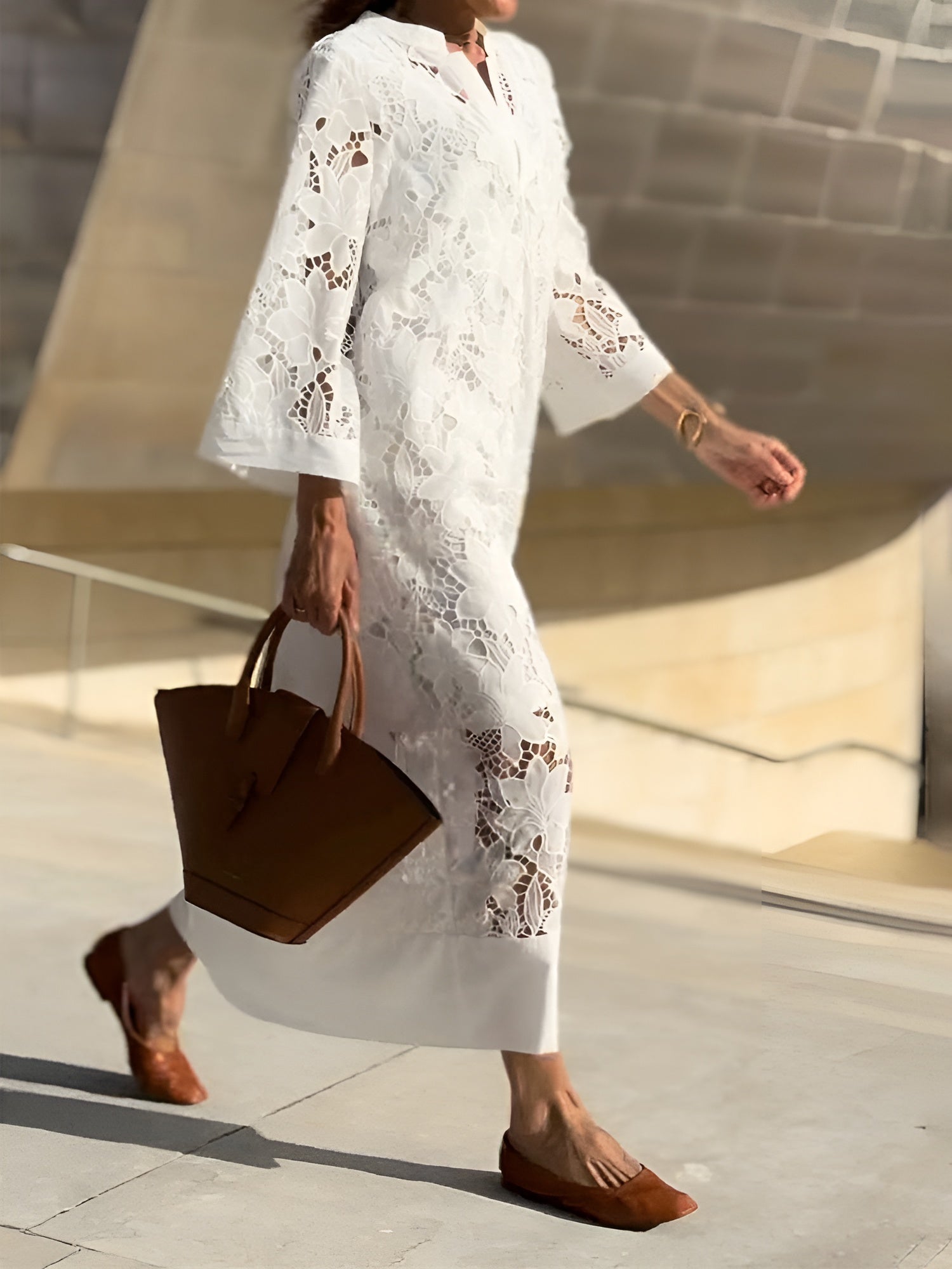 Liv™ - Robe en dentelle brodée pour femmes