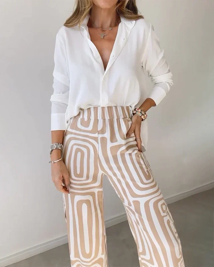 Aliona™ - Ensemble Élégant avec Ceinture Offerte