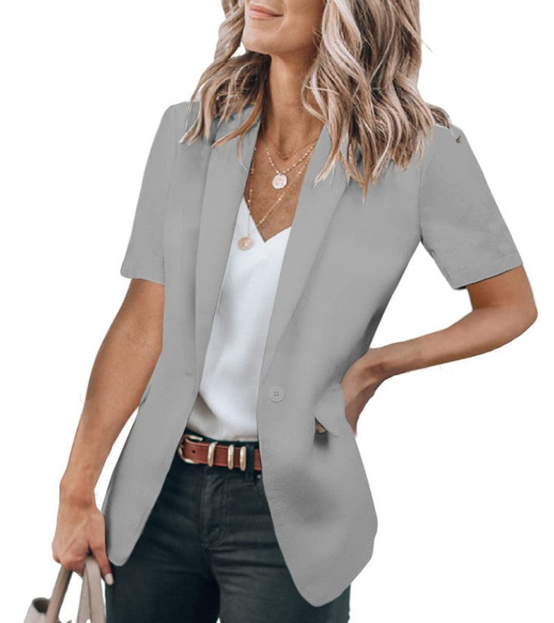 Sabella™ - Blazer Moderne à Manches Courtes