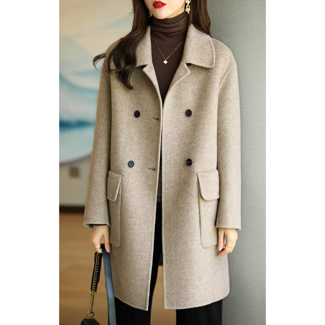 Marie™ - Manteau Long Élégant et Moderne