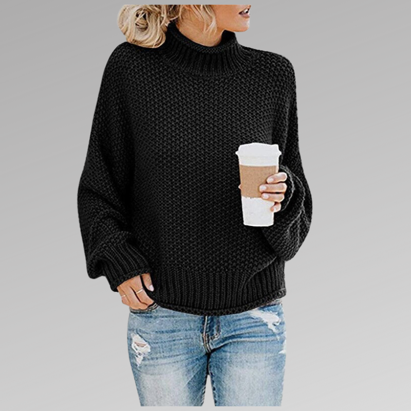 Loes™ - Pull Femme Col Roulé 2025 Oversize