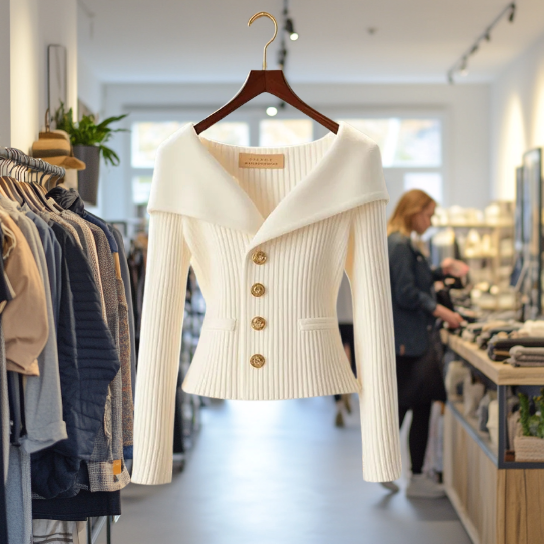 Loreta™ - Tricot-jacket Luxueux