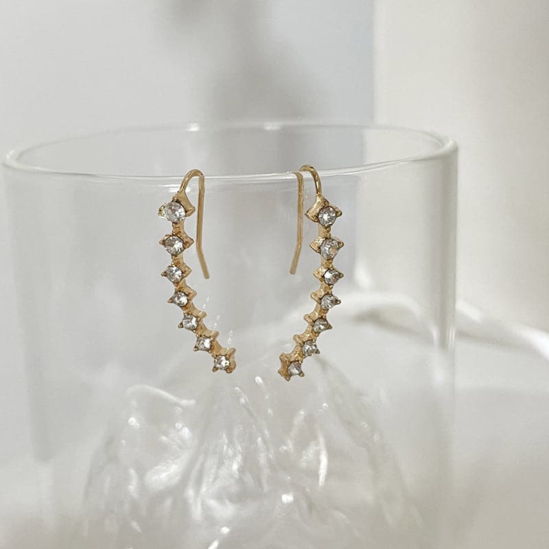 Océane™ - Boucles d'oreilles sept étoiles scintillantes