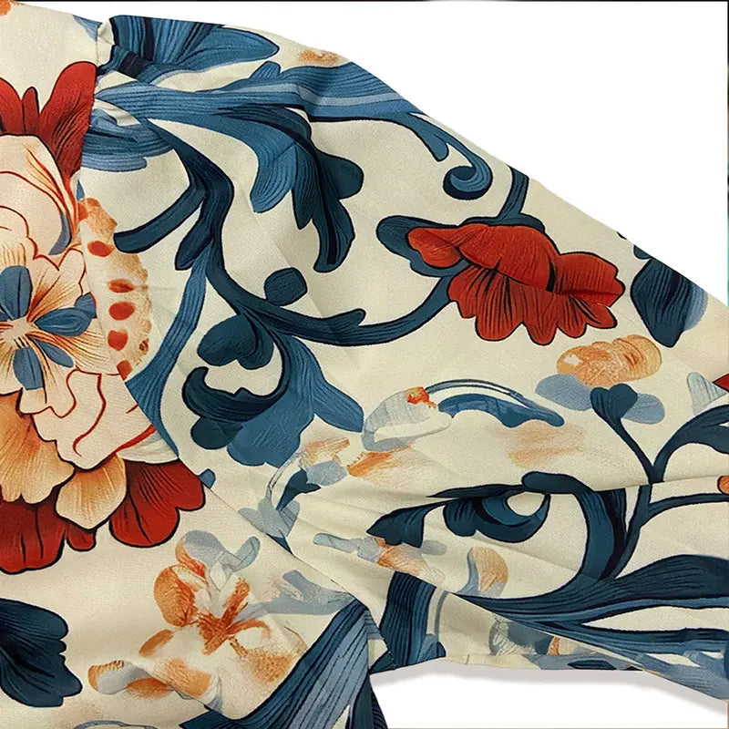 Marvella - Blouse Fleurie Vintage Élégante