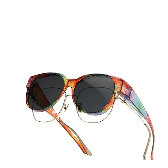 Dovrya™ - Lunettes soleil femme cat eye polarisées UV400 style chic
