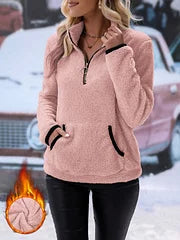 Bénédicte™ - Pull Sherpa Doux et Confortable
