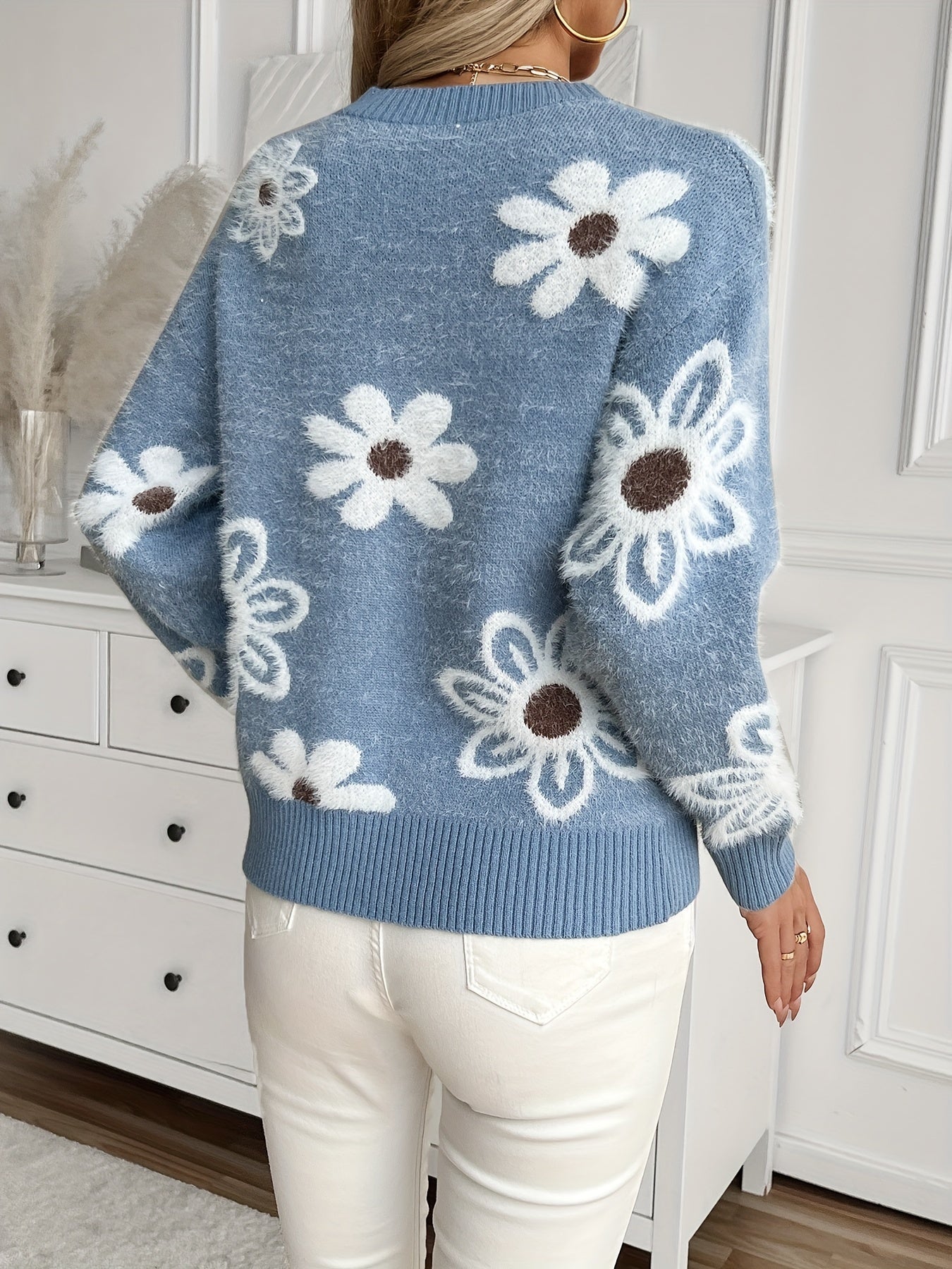 Madeleine™ - Pull floral pour femmes