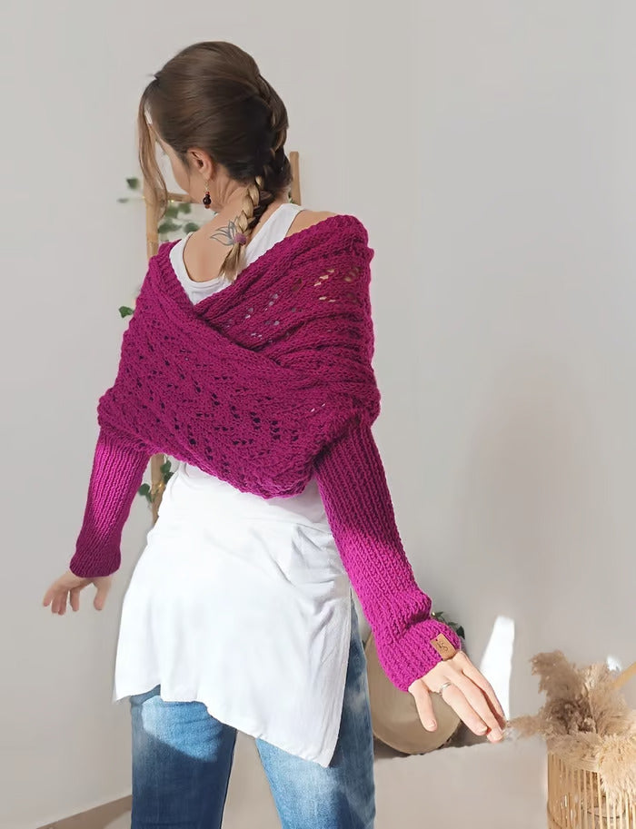 Alyssa™ - Châle en tricot boho – Flatteur et confort