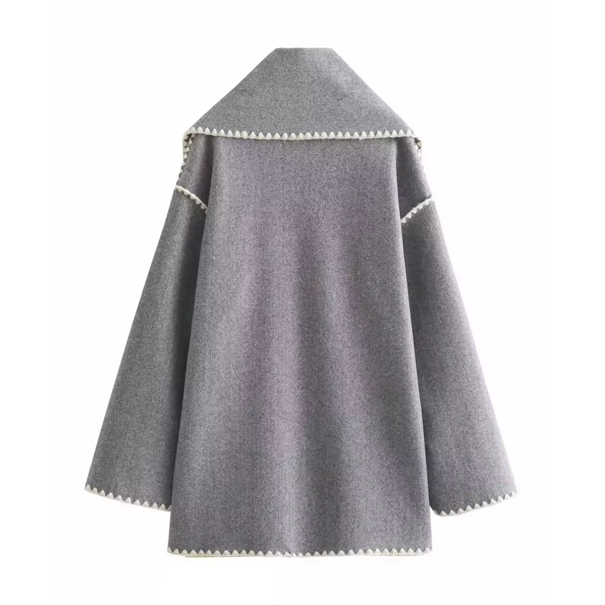 Antoinette™ - Manteau Élégant avec Col Rond et Poches