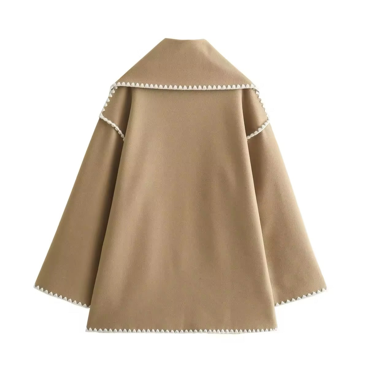 Antoinette™ - Manteau Élégant avec Col Rond et Poches