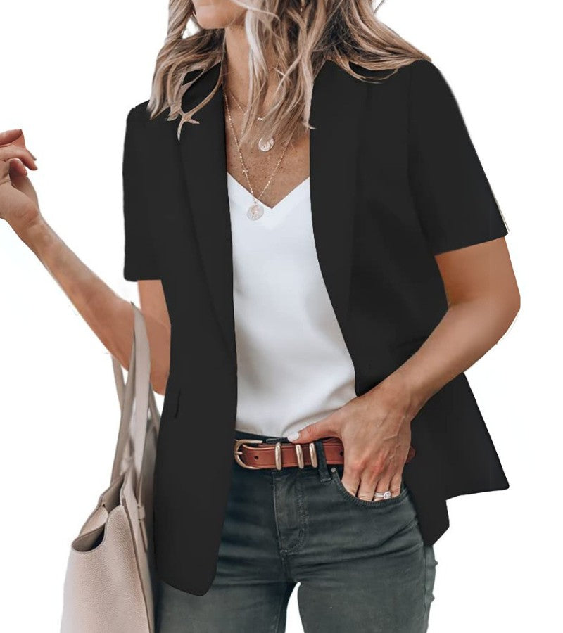 Sabella™ - Blazer Moderne à Manches Courtes
