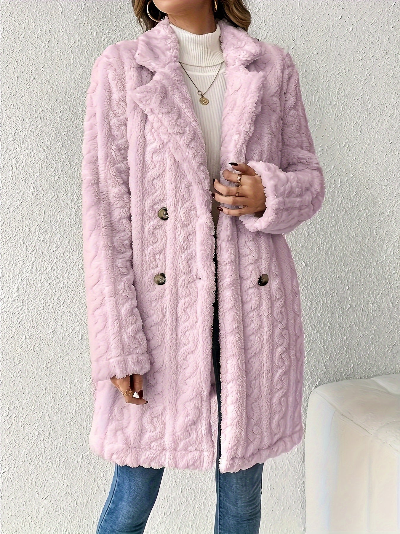 Léa™ - Manteau en fausse fourrure pour femme
