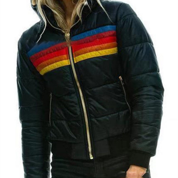 Monique™ - Doudoune Hiver Femme avec Capuche et Poches Oversize
