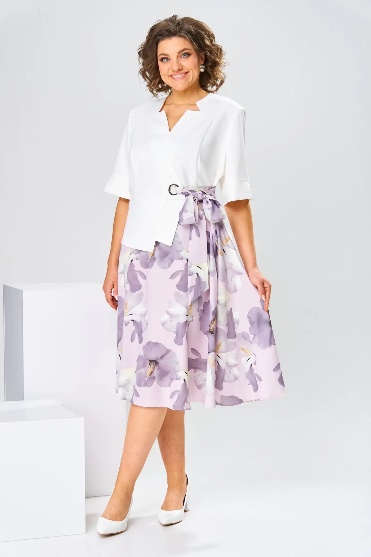 Adelisa™ - Robe en Coton et Soie de Haute Qualité pour une Élégance Naturelle