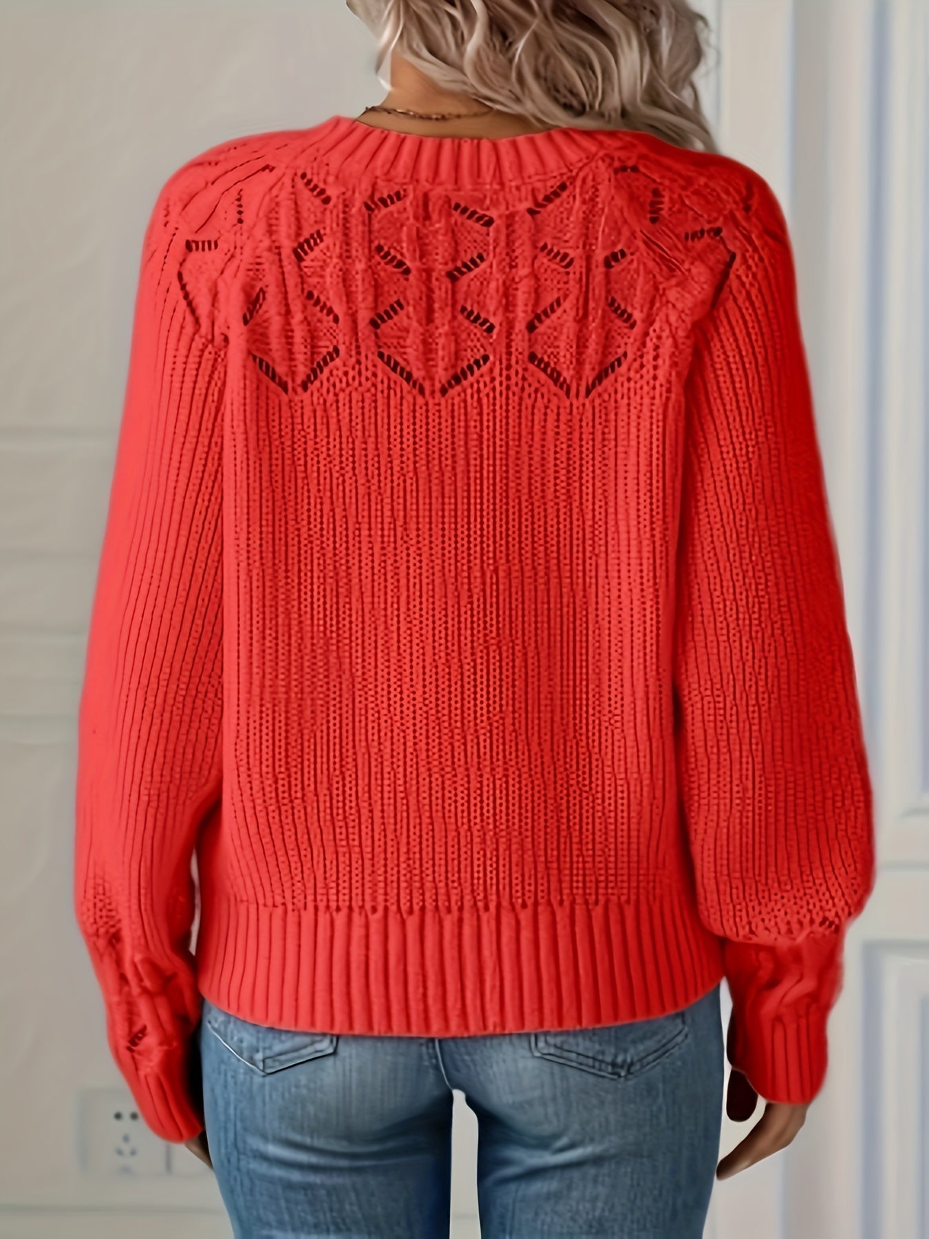 Joravelisse - Pull Tricot Élégant à Manches Longues