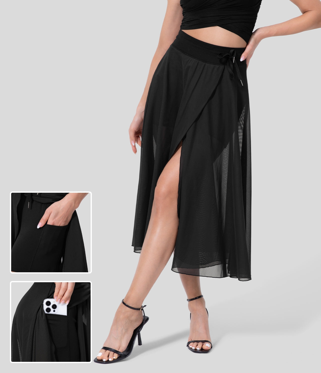 Maris™ - Jupe Haute Taille 2-en-1