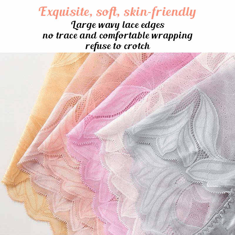 Emina™ - Paquet de sous-vêtements en dentelle de soie faits à la main pour femmes