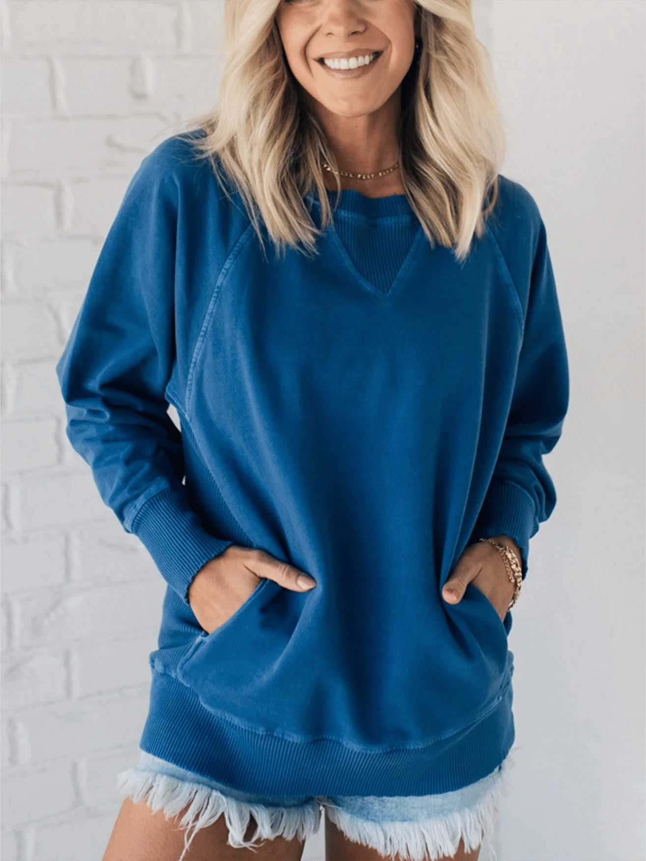 Michele™ - Pull Chic avec Poches Côtelées pour Femmes