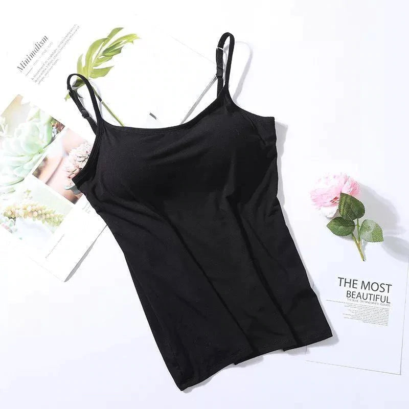 Noura™ - Camisole avec soutien-gorge intégré et coussin