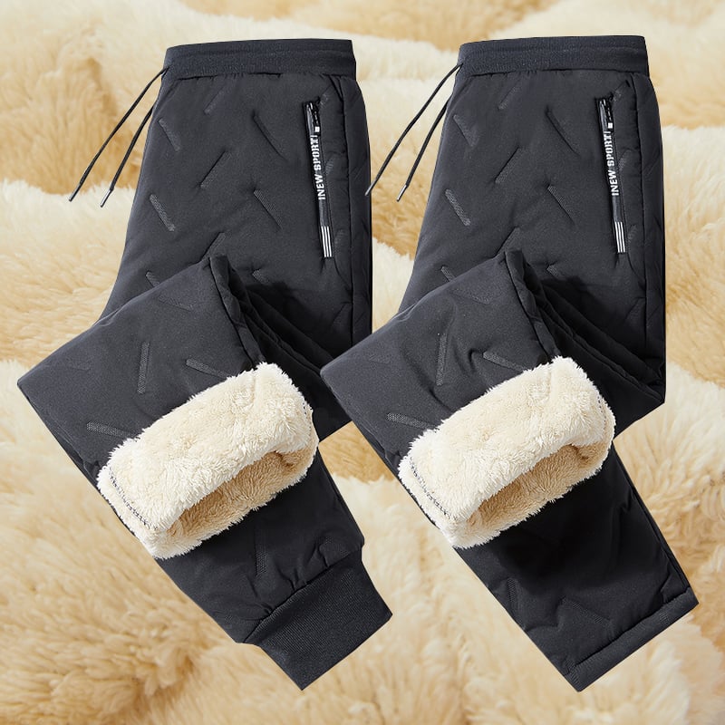 Annika™ - Pantalon de survêtement en laine d'agneau chaud et coupe-vent