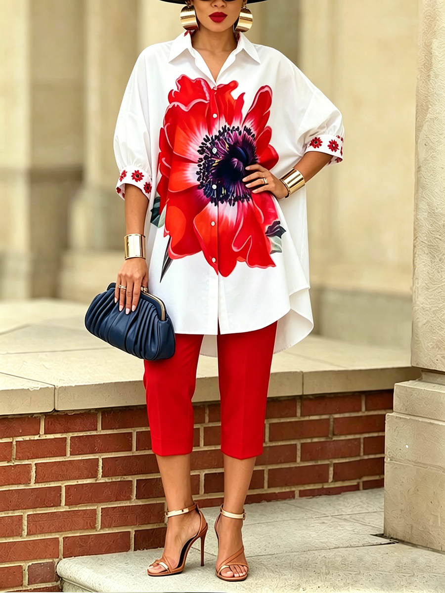 Jexira™ - Top Femme Imprimé Floral