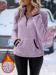 Bénédicte™ - Pull Sherpa Doux et Confortable