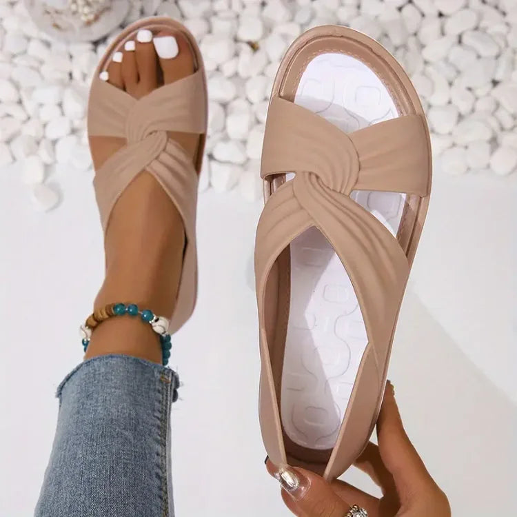 Florinda™ - Sandales confortables à nœud papillon pour femmes