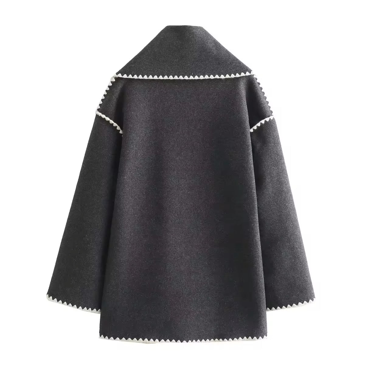 Antoinette™ - Manteau Élégant avec Col Rond et Poches