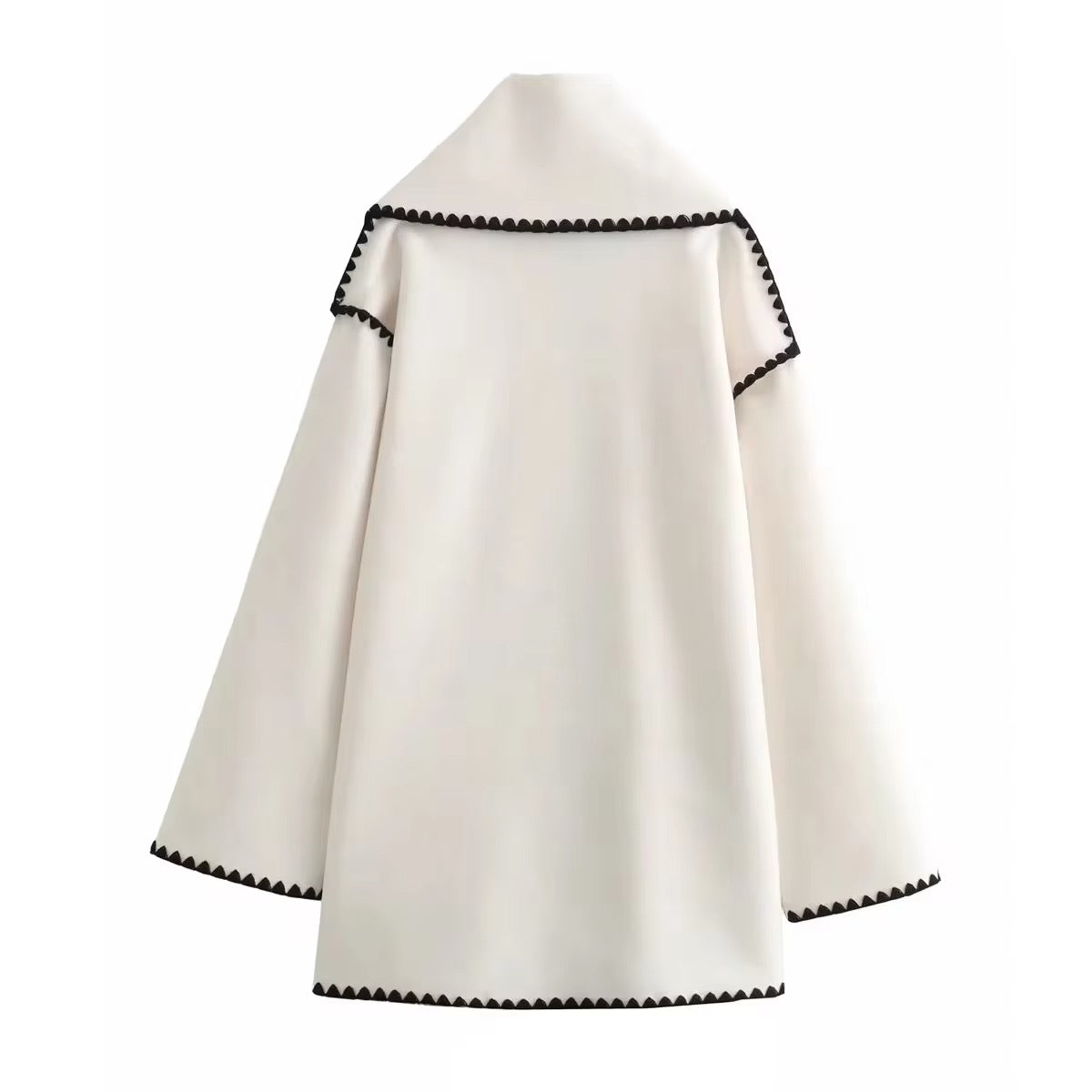 Antoinette™ - Manteau Élégant avec Col Rond et Poches