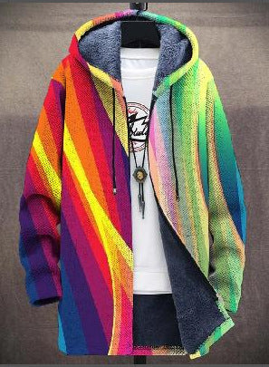 Paulette - Cardigan femme artistique à capuche avec doublure douce