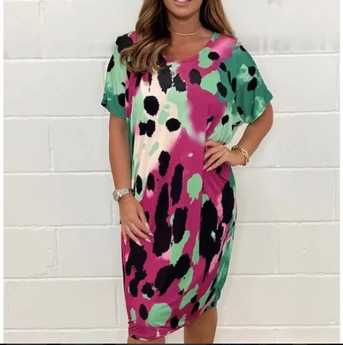 Louisa™ - Robe Décontractée Ample à Imprimé Léopard