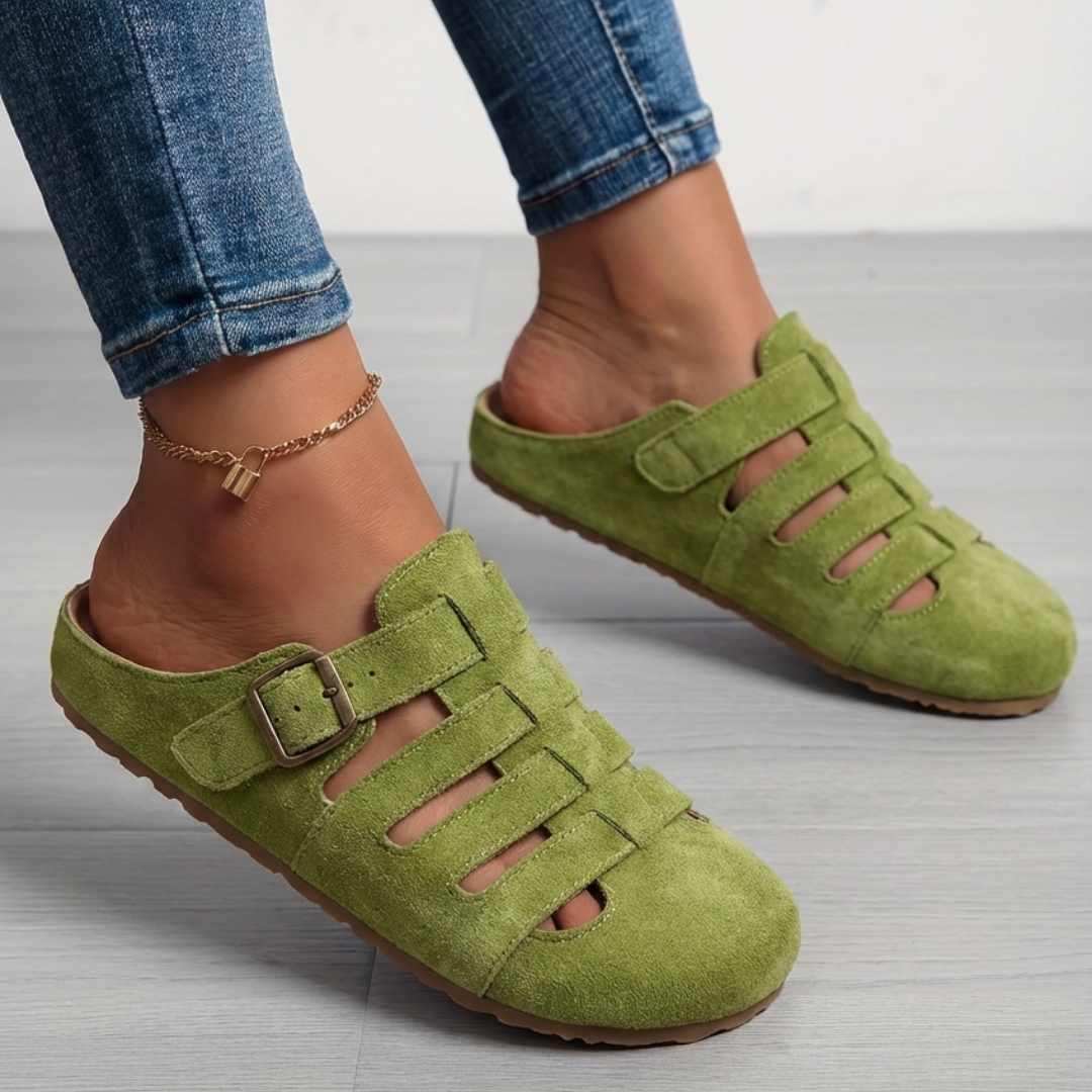 Lythoria™ - Sandales mules femme confort respirant style décontracté moderne