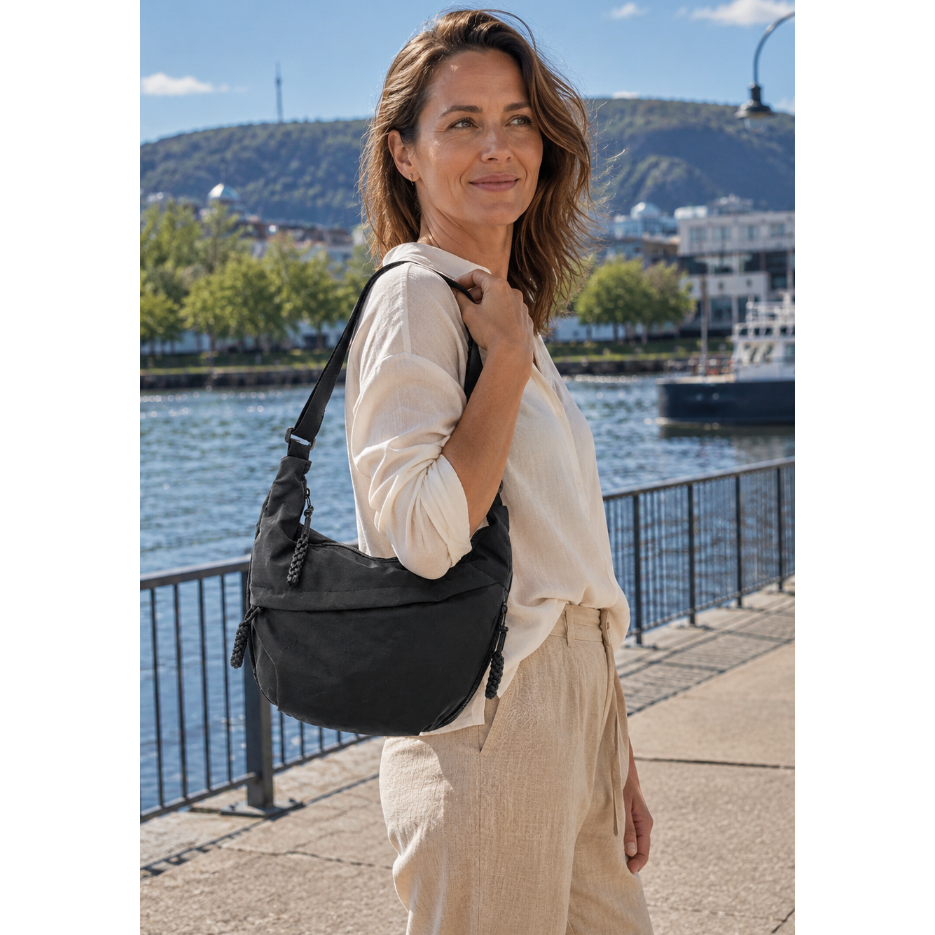 Fiorae - Sac à bandoulière femme en nylon imperméable