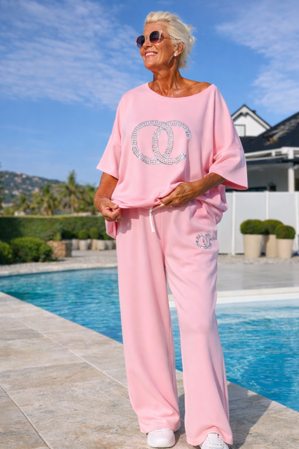 Noryxa™ - Ensemble femme deux pièces ample coton lin décontracté été