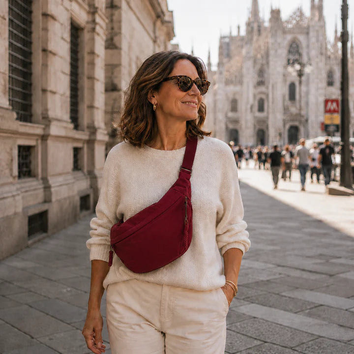 Fiorae - Sac à bandoulière femme en nylon imperméable