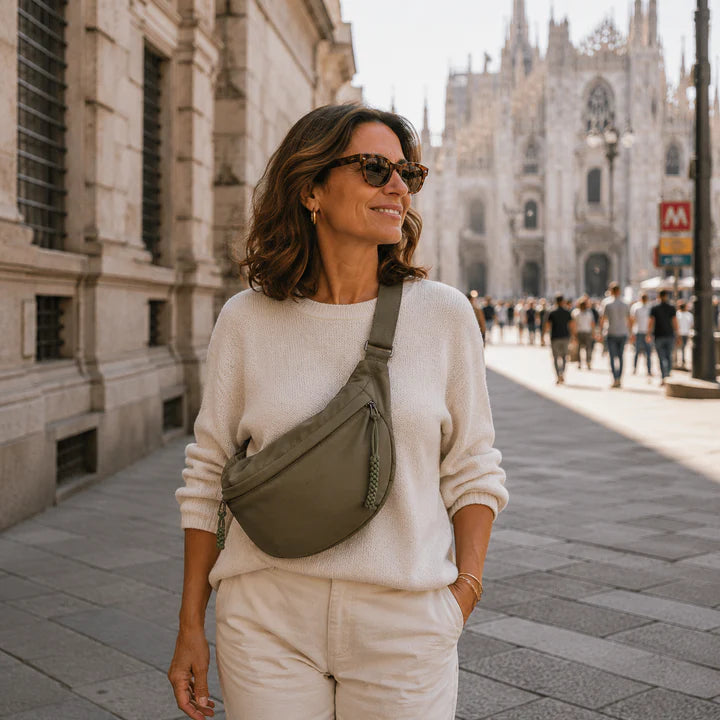 Fiorae - Sac à bandoulière femme en nylon imperméable