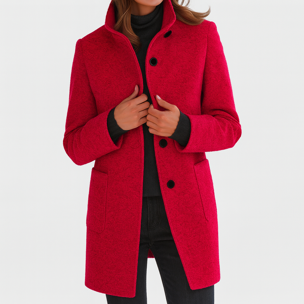 Marionne™ - Veste pour femme avec col montant pour un style élégant et fonctionnel