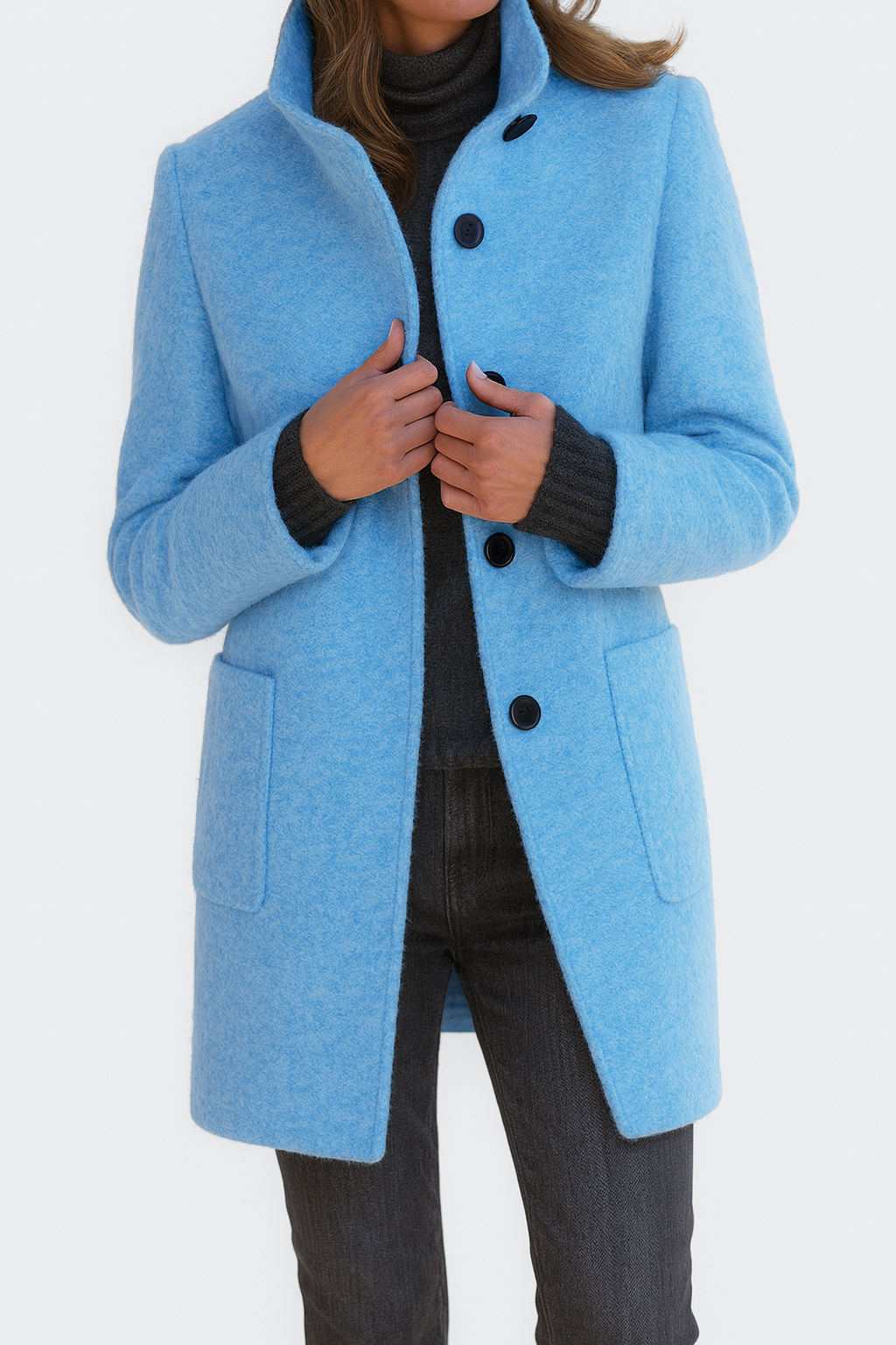 Marionne™ - Veste pour femme avec col montant pour un style élégant et fonctionnel