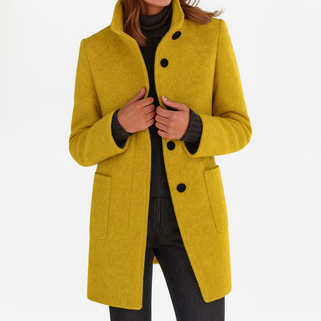 Marionne™ - Veste pour femme avec col montant pour un style élégant et fonctionnel