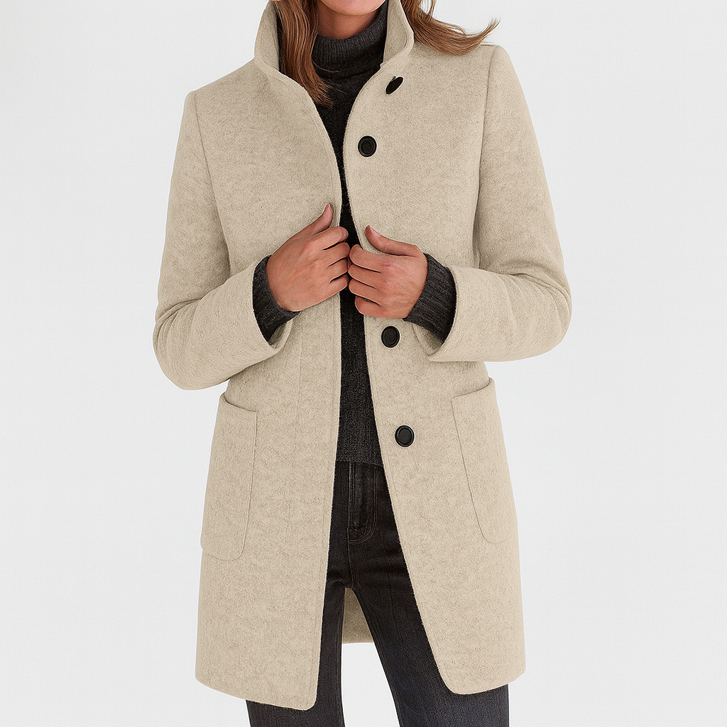 Marionne™ - Veste pour femme avec col montant pour un style élégant et fonctionnel