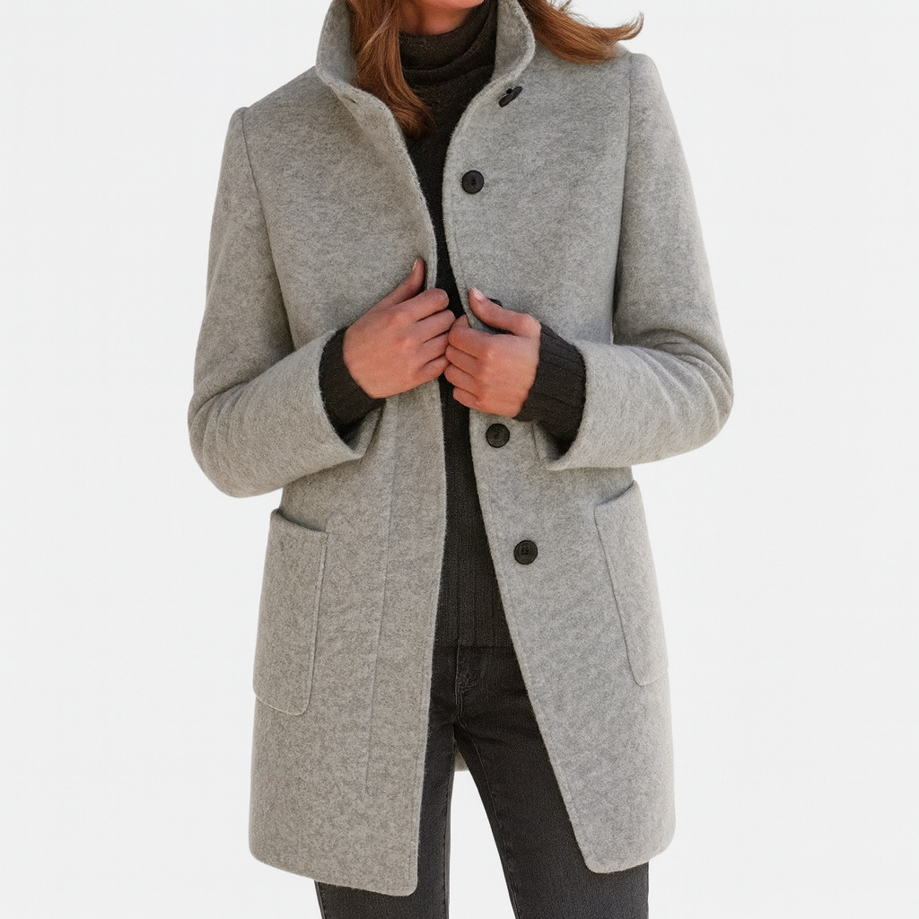 Marionne™ - Veste pour femme avec col montant pour un style élégant et fonctionnel