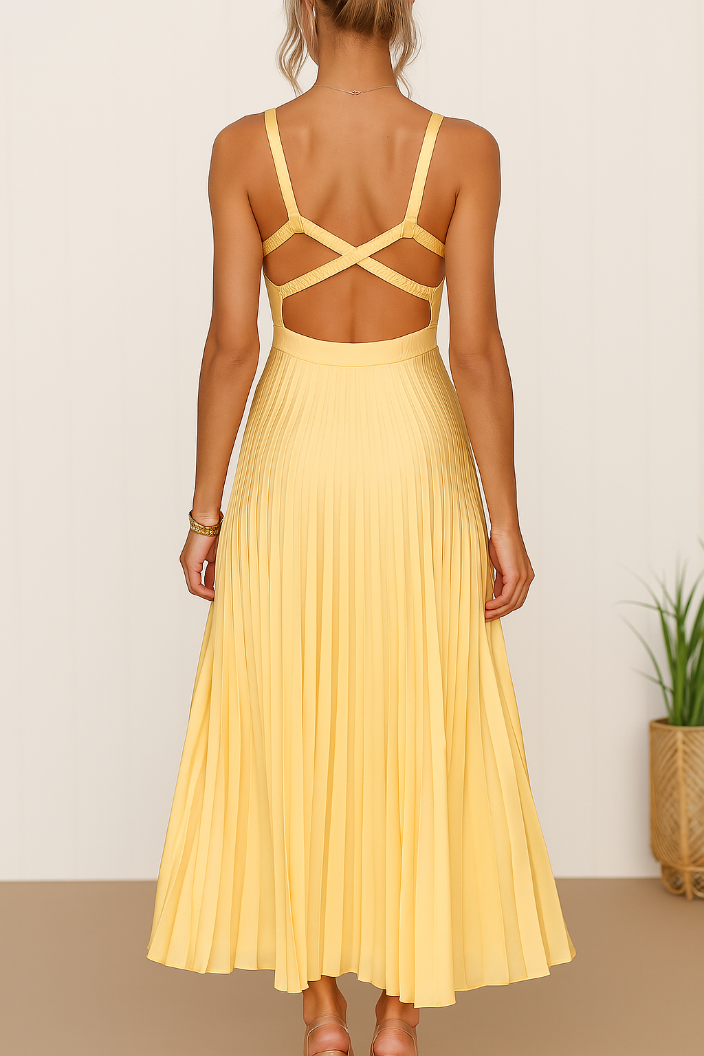 Oria™ - Robe Élégante à Plis