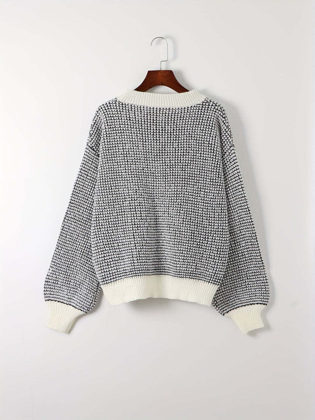 Bijou™ - Pull Tricoté Femme à Manches Lanternes